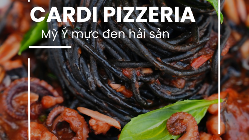 Mỳ ý mực đen hải sản ở Đà Nẵng