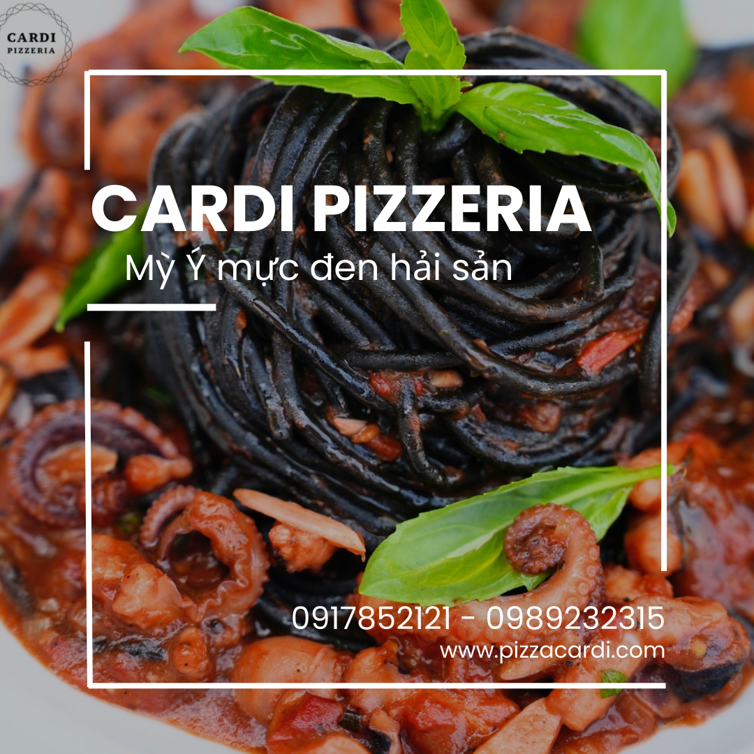 Mỳ ý mực đen hải sản ở Đà Nẵng