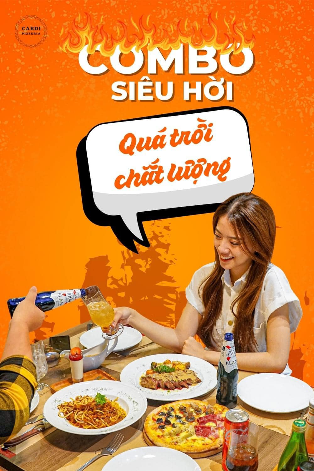 Combo siêu hời tại Cardi Pizzeria Võ Văn Kiệt