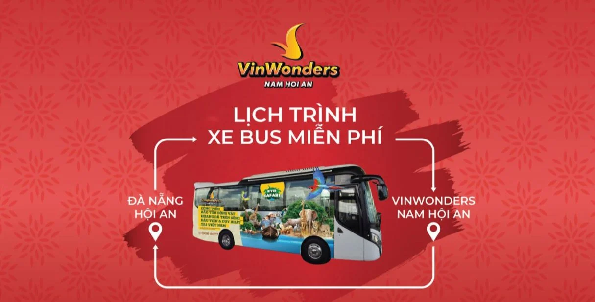 [MỚI NHẤT 2024] Lịch trình xe bus VinWonders Nam Hội An & các điểm đón trả CHI TIẾT