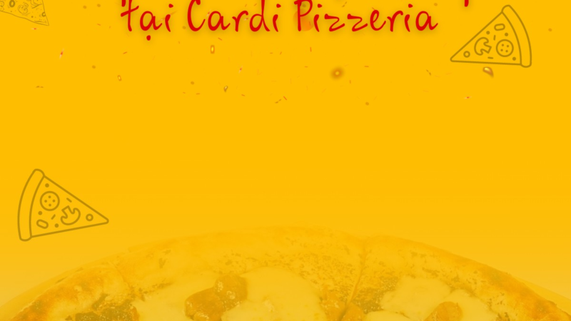 Pizza Nấm truffle tại Cardi Pizzeria